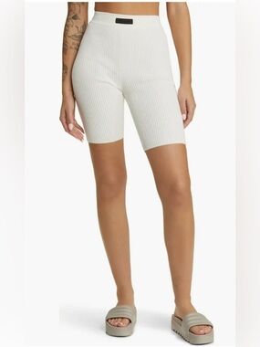 Fear of God Essentials Rib Sweater Bike Shorts .Brand NEW without tag
